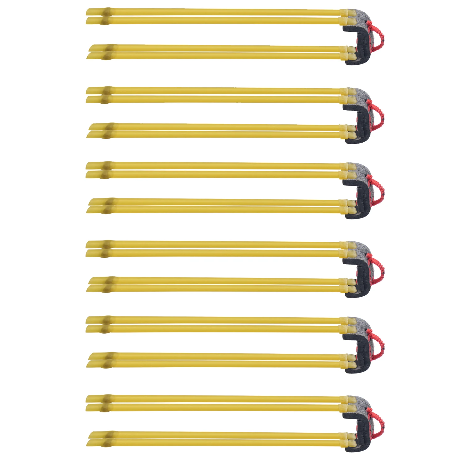 2/4/6 Stück Magnetische Gummibänder, G5 Wiederholbare Schleuderzubehörteile, Outdoor-Jagd Tubulare Gummibänder