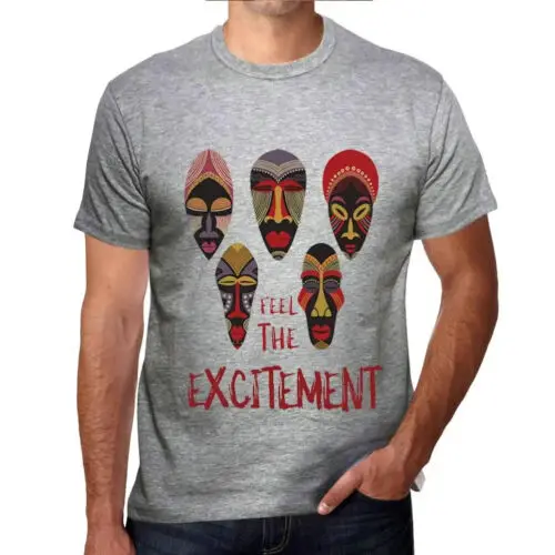 Men's Graphic T-Shirt Native Feel The Excitement Eco-Friendly Limited Edition