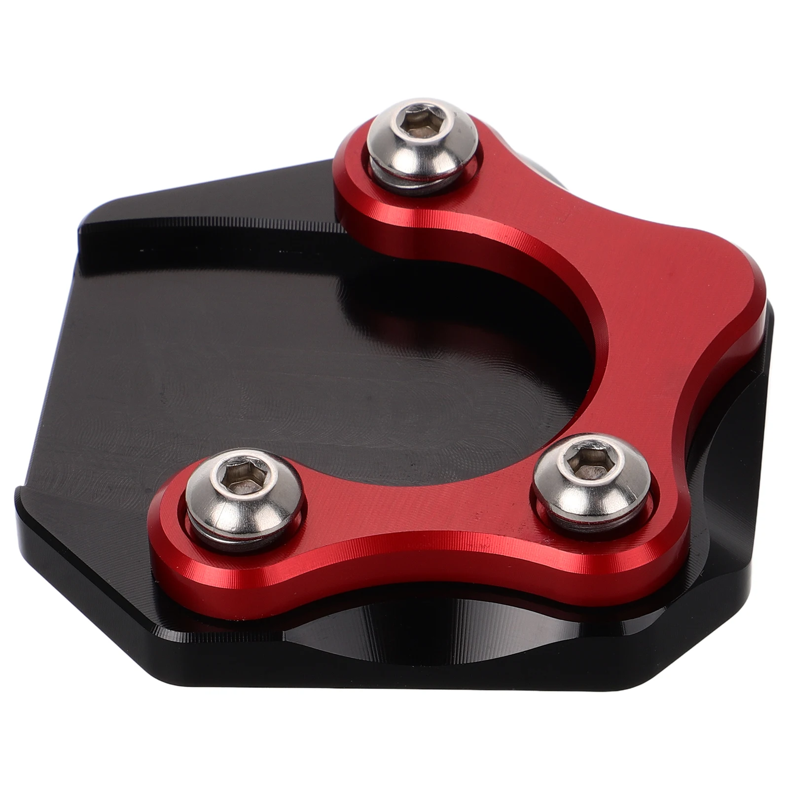 

Foot Side Stand Extension Pad Motorcycle Kickstand Plate Stable Support Protector Enlarged Antislip Base Durable Red