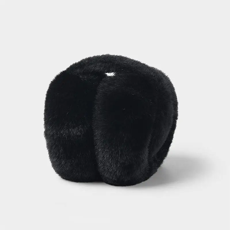 คุณภาพสูง Earmuffs Faux กระต่ายขนสัตว์แขวนหูฤดูหนาวที่อบอุ่น Muffs หูขนสัตว์เทียม Earmuffs Unisex ผู้ใหญ่หูอุ่นพับ