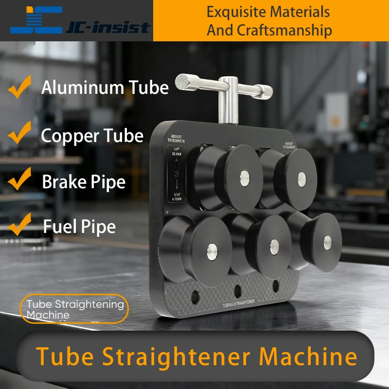 

Tubing Straightener for 3/16” to 1.0” inch Diameters, Tube Straightener Tool, for Copper, Aluminum, Steel Pipe, Fuel Lines