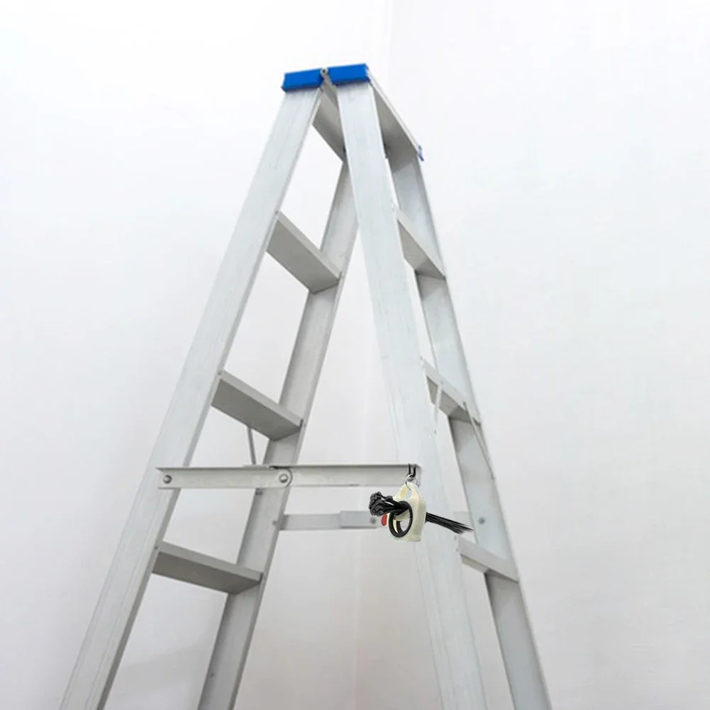 10-1 قطعة ربطة كابل الفلورسنت المنظم أدوات تخزين بلاستيكية متينة المحمولة التعادل حامل العملي كابل الأسلاك حزام المنظم #3