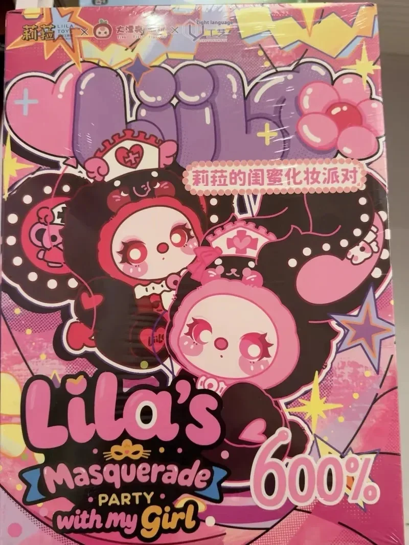 

New Genuine Liila 600% V3 Best Friend Makeup Party Series Mysterious Blind Box Cute Doll Ornaments Plush Big Doll Girl Xmas Gift