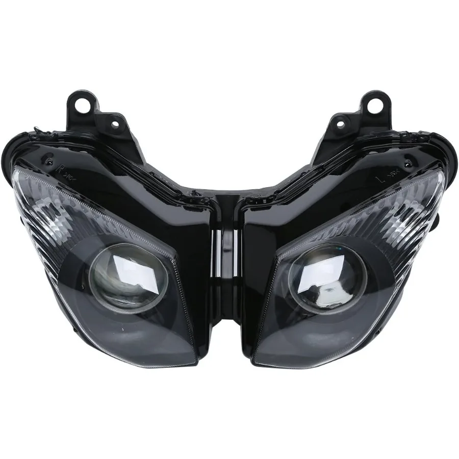 

Motorcycle Headlight Lamp Assembly Designed for Kawasaki Ninja ZX6R 20092012 and ZX10R 20082010 Models High Brightness LED Ligh