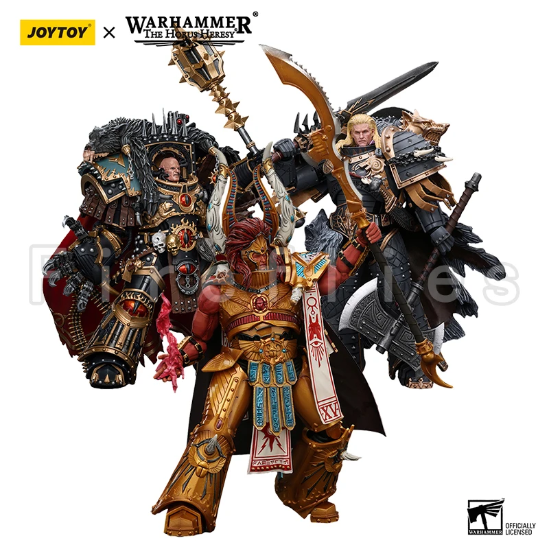 1/18 JOYTOY Action Figure The Horus Heresy Primarch Warmaster Horus Space Wolves Leman Russ Thousand Sons Magnus The Red Anime