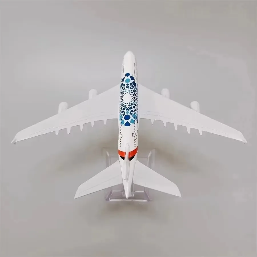 1:400 Scale Metal Aircraft Replica 16cm Air EXPO Dubai A380 Airbus Aircraft Die-cast Model Boys Aircraft Collectible gifts