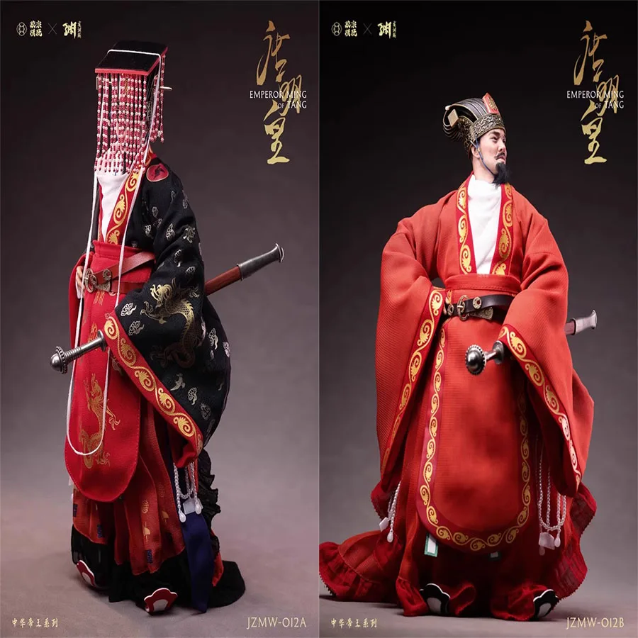 

JZMW-012 AB 1/6 Soldier Emperor Tang Minghuang 12'' Action Figures Model Toy In Stock