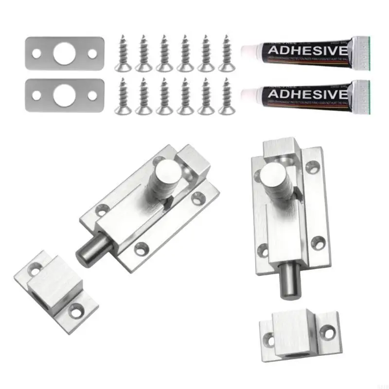 581E High Strength Stainless Steel Door Lock Bolt Rusts Resistant Cabinet Latche