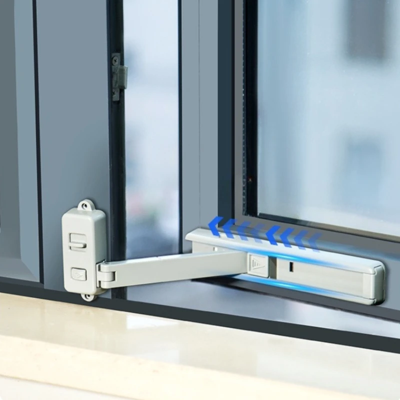 Baby-Sicherheitsfensterbegrenzer Fenstersicherheitsschloss für Kinder & Haustiere Ohne Werkzeug oder Bohren Kindersicherheitsschutz Fensterschloss – Detail 7