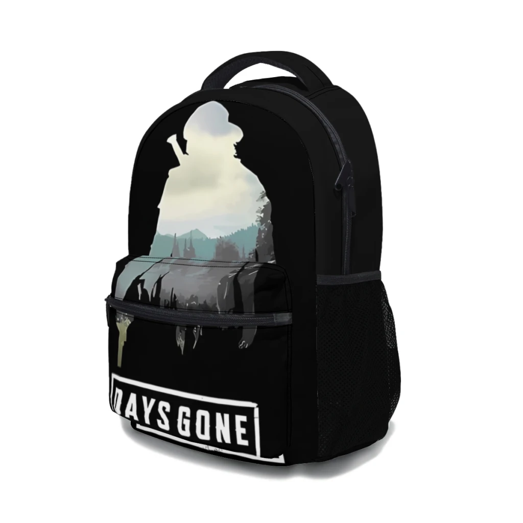 Days Gone tas sekolah Laptop 17 inci, tas sekolah Laptop anak perempuan trendi, ransel kuliah anti air kapasitas tinggi, tas anak laki-laki wanita mode baru ﻿ ﻿