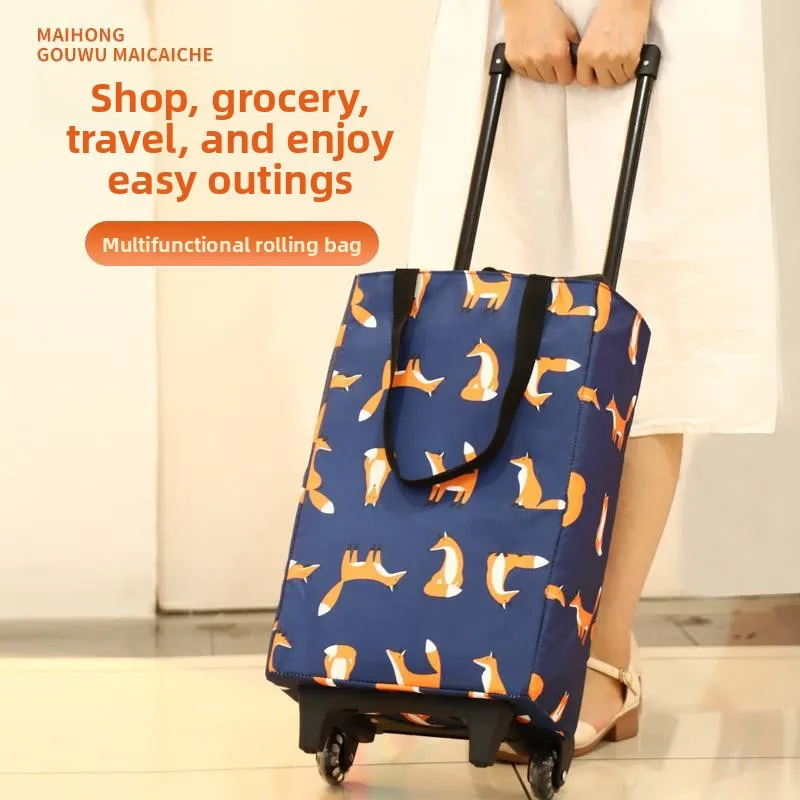 chariot-de-courses-portable-pliable-leger-et-isotherme-pour-la-conservation-des-produits-frais-ideal-pour-les-courses-de-legumes-et-l'utilisation-domestique-avec-fonction-de-remorquage