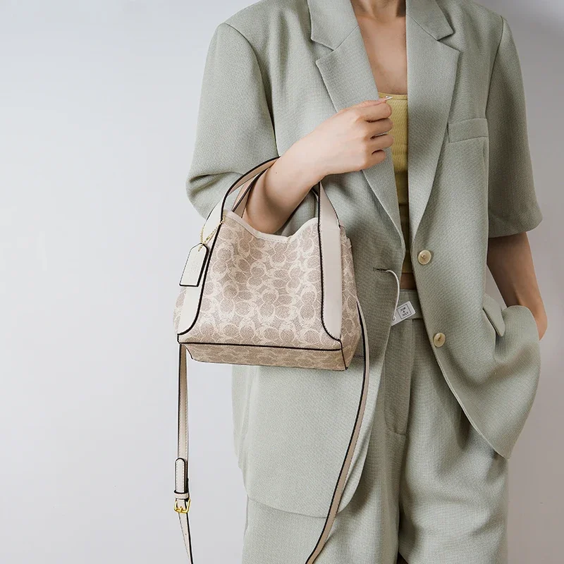 

Классическая фирменная женская сумка на плечо, роскошная винтажная кожаная сумка через плечо, элитная сумка-тоут