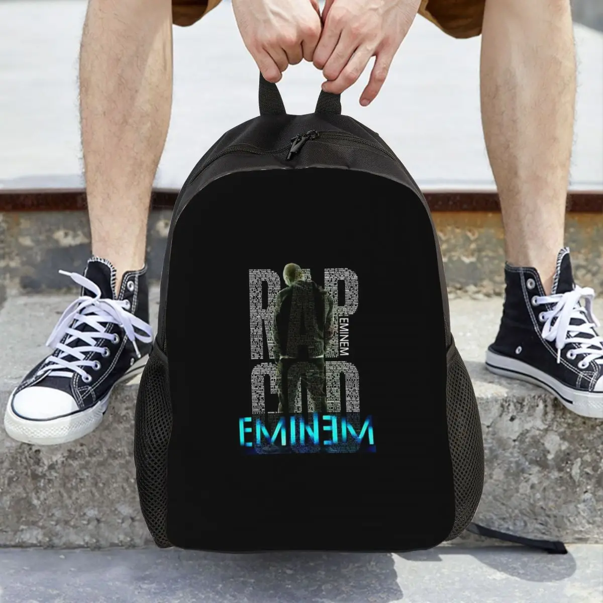 

Рюкзак Rap God Eminem, вместительный рюкзак для детей, школьная сумка, сумки на плечо для мужчин и женщин