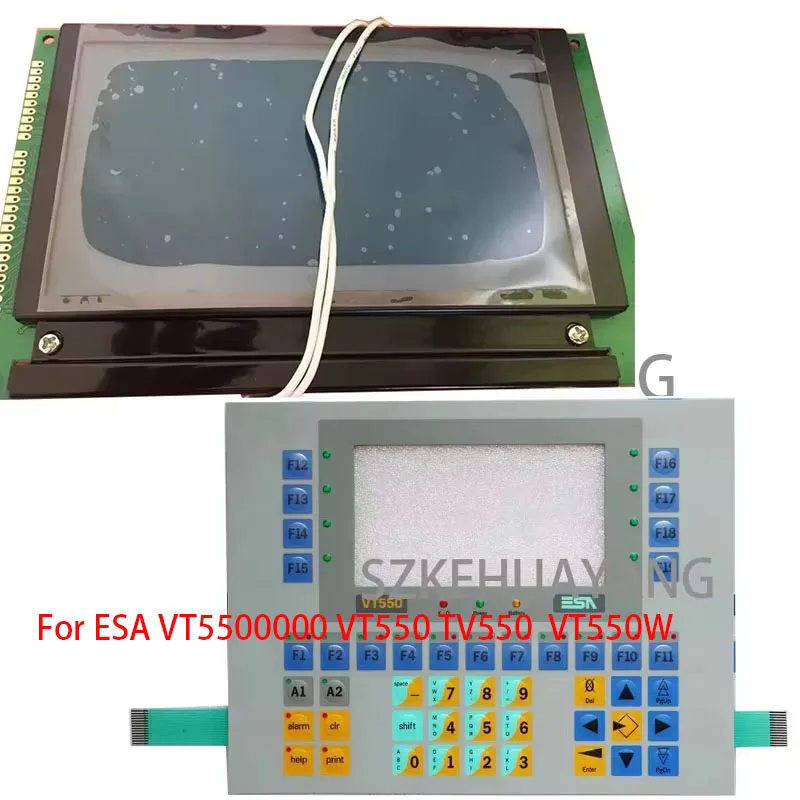 New Lcd Screen Display / Membrane Keypad Keyboard Switch For ESA VT5500000 VT550 TV550  VT550W