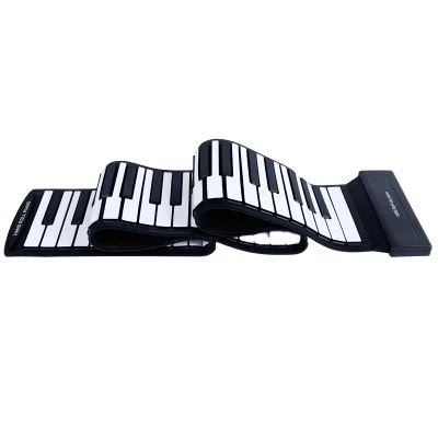 Dropshipping Hand roll piano 88 key thickening soft keyboard folding simulation adult practice portable keyboard folding piano