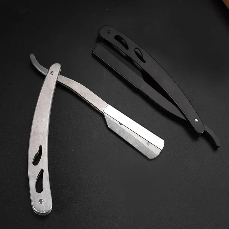 1pc Straight Razor Edge Stainless Steel Sharp Barber Razor Professional Manual Shaver Shaving Beard Cutter Shaving Tools For Men