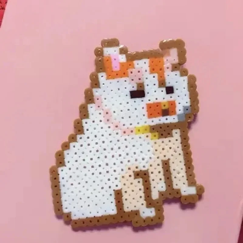 Creative Cartoon Fusion Beads 3000Pcs 2.6mm, Hama Perler Fuse Beads Puzzle, Pixel Art DIY Handmade Beads Craft Kit
