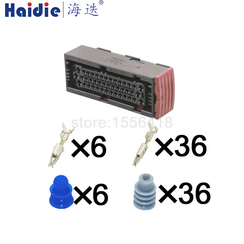 1-100 sets  42 Pin 1-967281-1 Electrical Car Auto Connector Automotive Waterproof Sealed ECU Socket