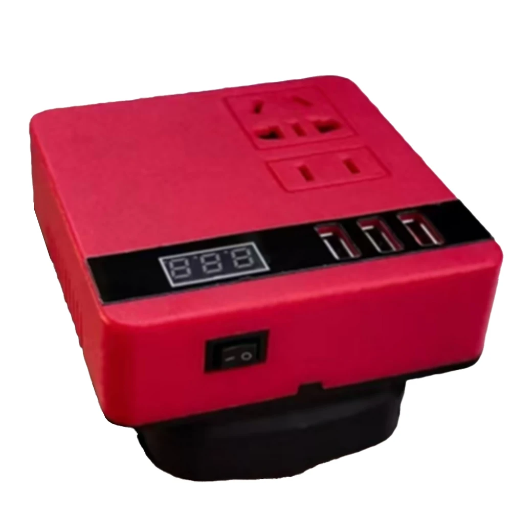 Efficient Lithium Battery Inverter 220V AC DC Converter with Overheating Protection and Voltage Display Function