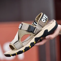 New Classics Style Men Sandals Outdoor Walking Summer Shoes Anti-Slippery Beach Shoes Men Comfortable Soft Plus Size 47