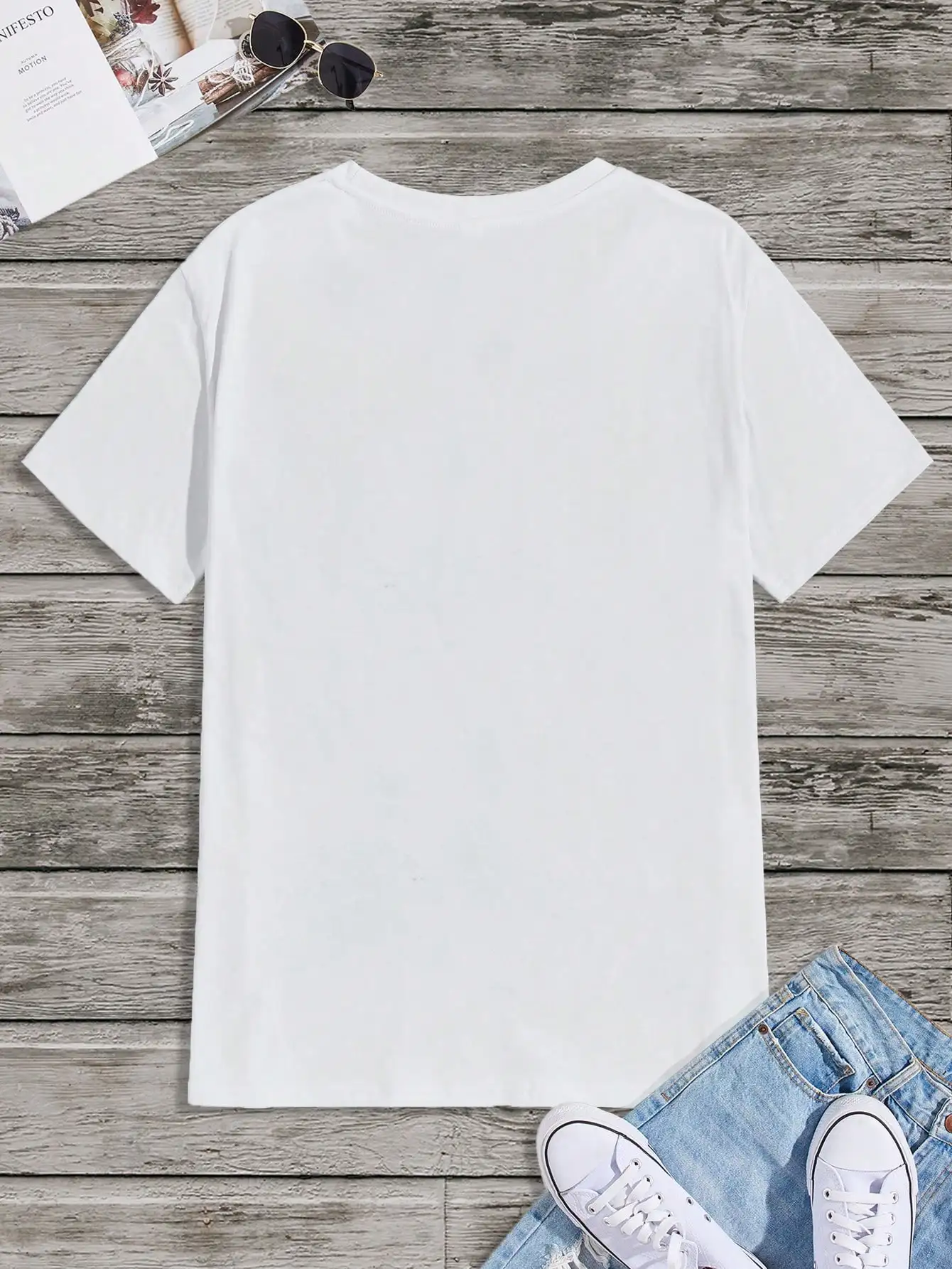 Manfinity Homme Men Summer Short Sleeve Casual T-Shirt With Letter Graphic Print, For Friends