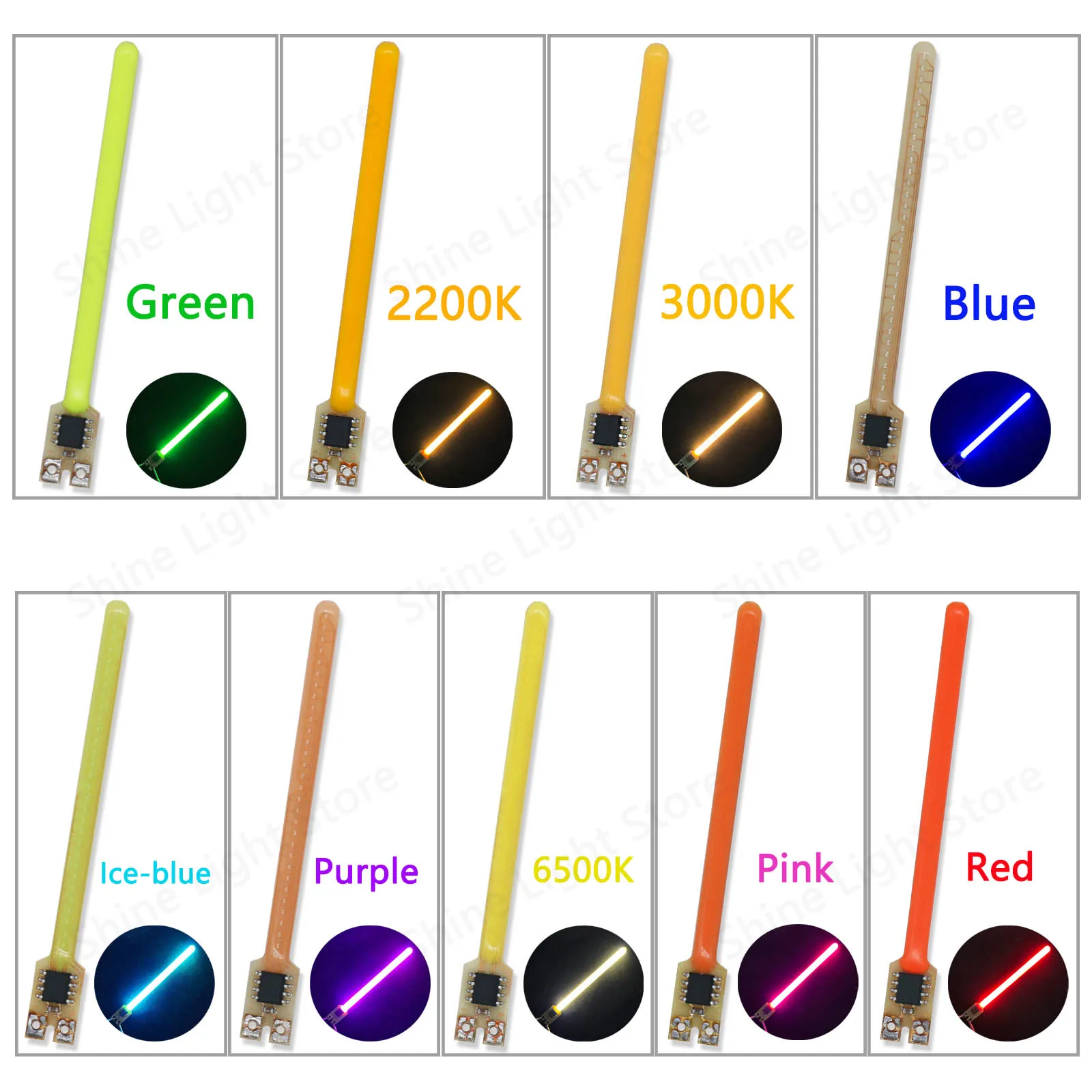 5pcs 3-5V Outdoor LED Meteor Shower Light 70mm LED Lighting Accessories DIY 5 Modes Christmas Party Garden Festival Decoration