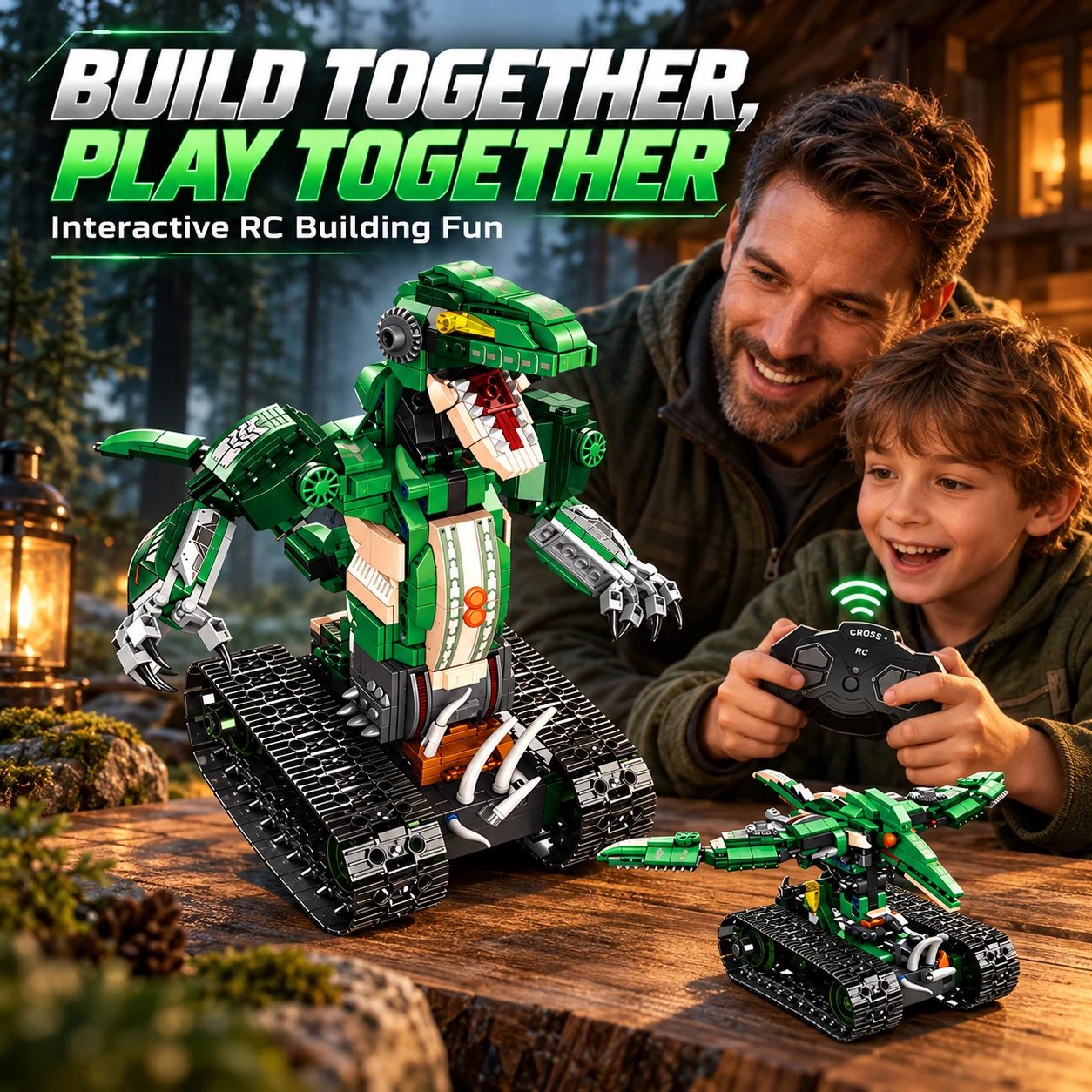 3-in-1 RCトラックロボット組み立てキット。アプリで遠 - Stem Robot Building Kit Coding のレビューと価格