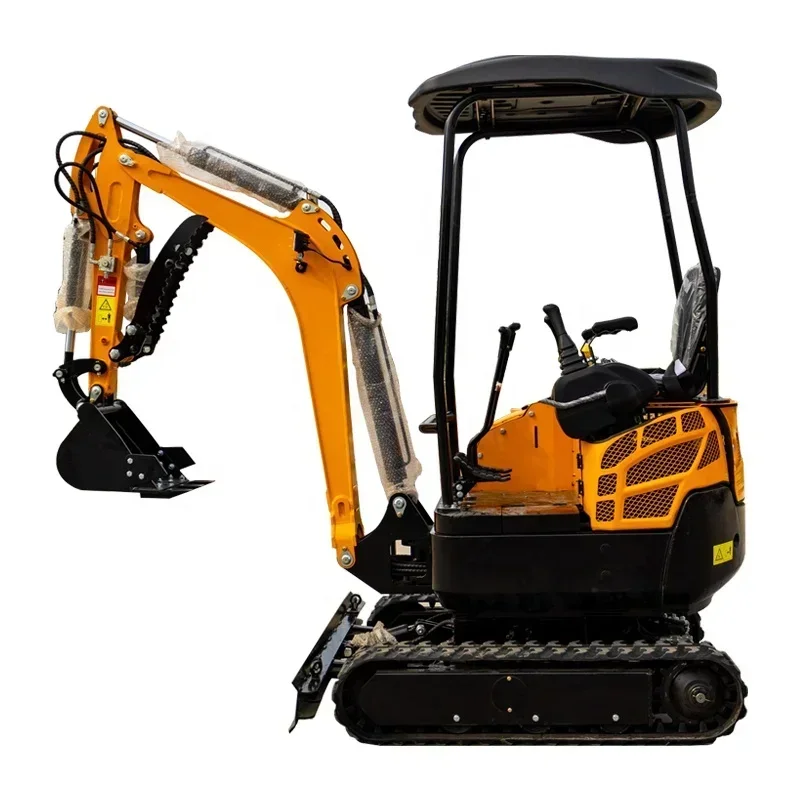 Entrega gratuita de miniexcavadora de 3,5 toneladas, excavadora con motor Kubota EPA/CE de 1 tonelada y 2 toneladas, miniexcavadora pequeña china