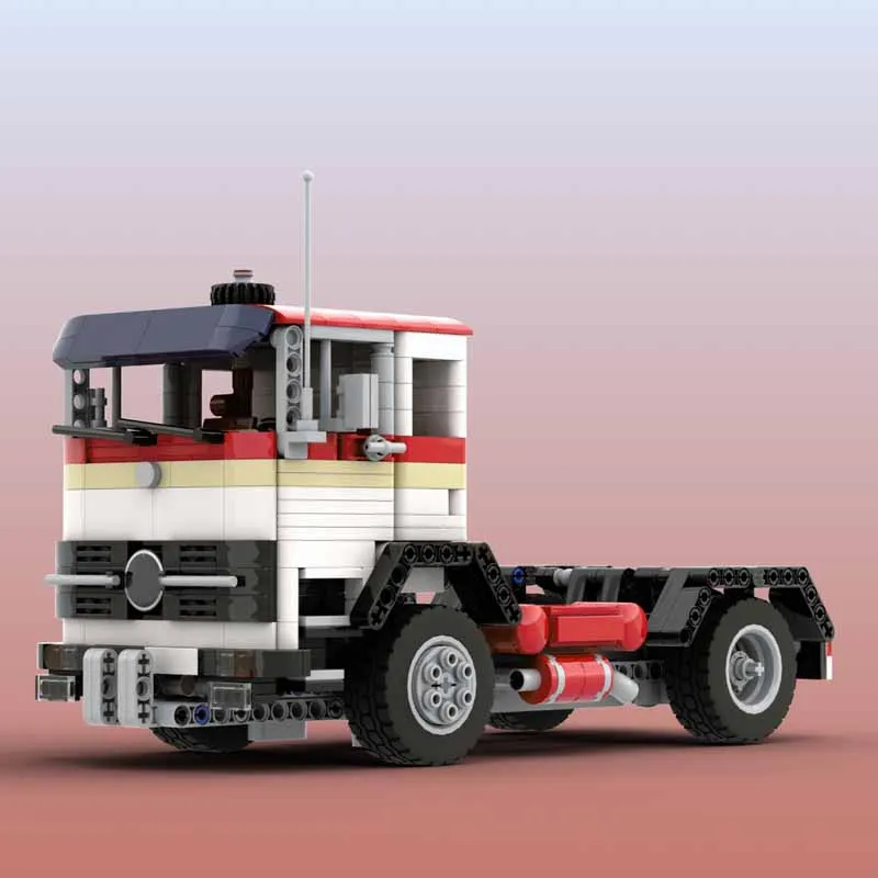

Building Block 1624 Tractor Unit Configuration Box Truck Assembling Building Blocks 1016pcs Christmas Gift for Kids MOC-160444