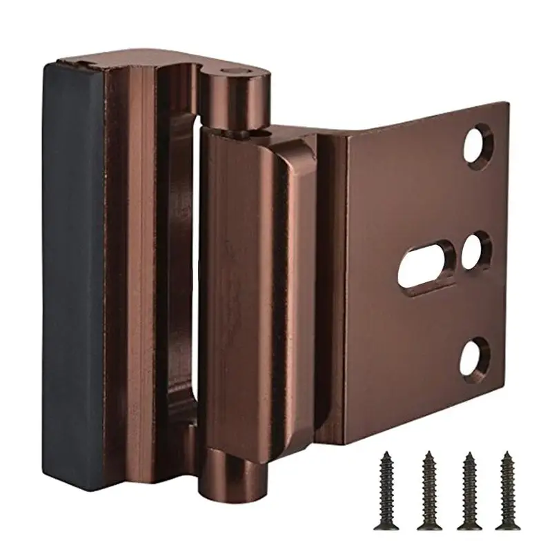 

Reinforcement Lock High Security Door Latch Reinforcement Child Proof Door Lock With 4 Stainless Steel Screws Front Door Securit