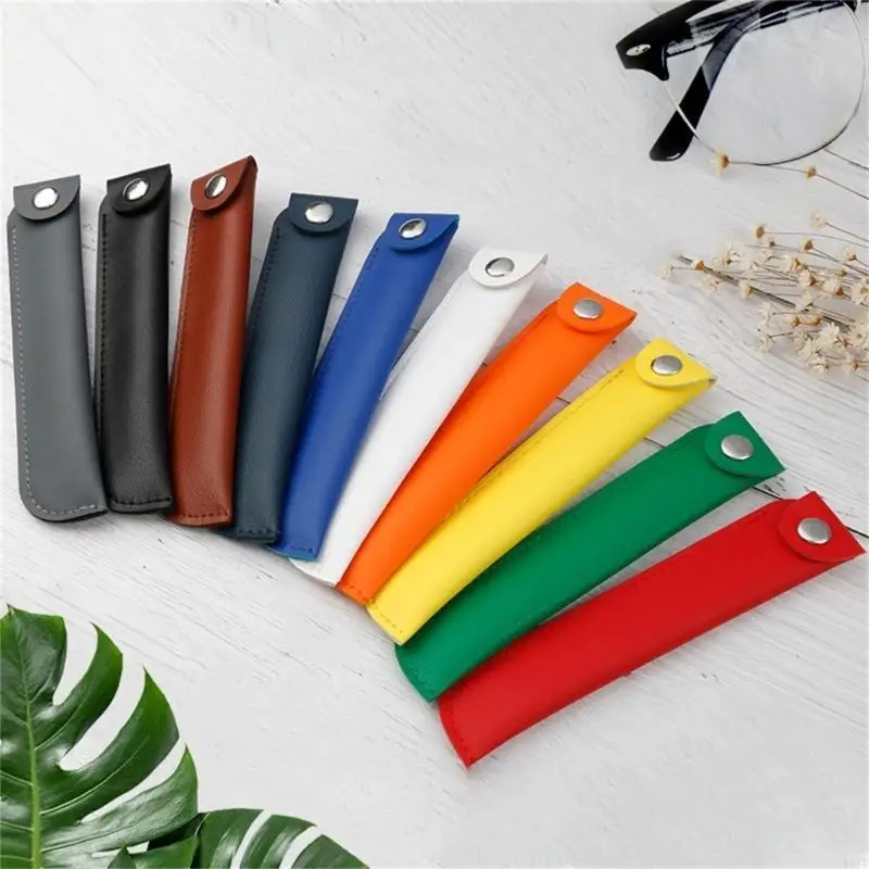 R6ff Solid Color Pencil Bag Suct Pencil Case Case Pen Bud Case Cut