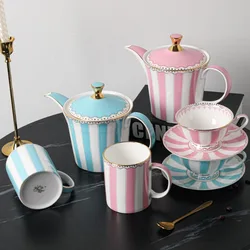 Creative Ceramic Mug Coffee Cup European Style Luxury Simple Small Fresh Bone China Cup Gift for Friends Kawaii Mug Gift