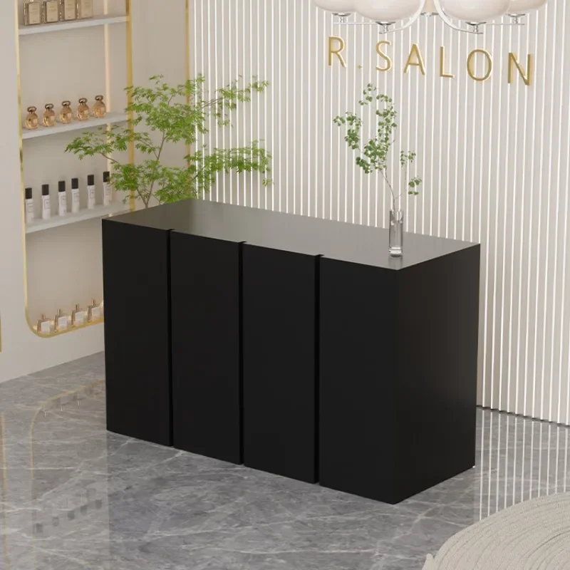 ZzqClothing Store أمين الصندوق كاونتر صالون تجميل منصة مشروبات متجر رسمت صغير بسيط حديث شركة مكتب الاستقبال مكتب الاستقبال