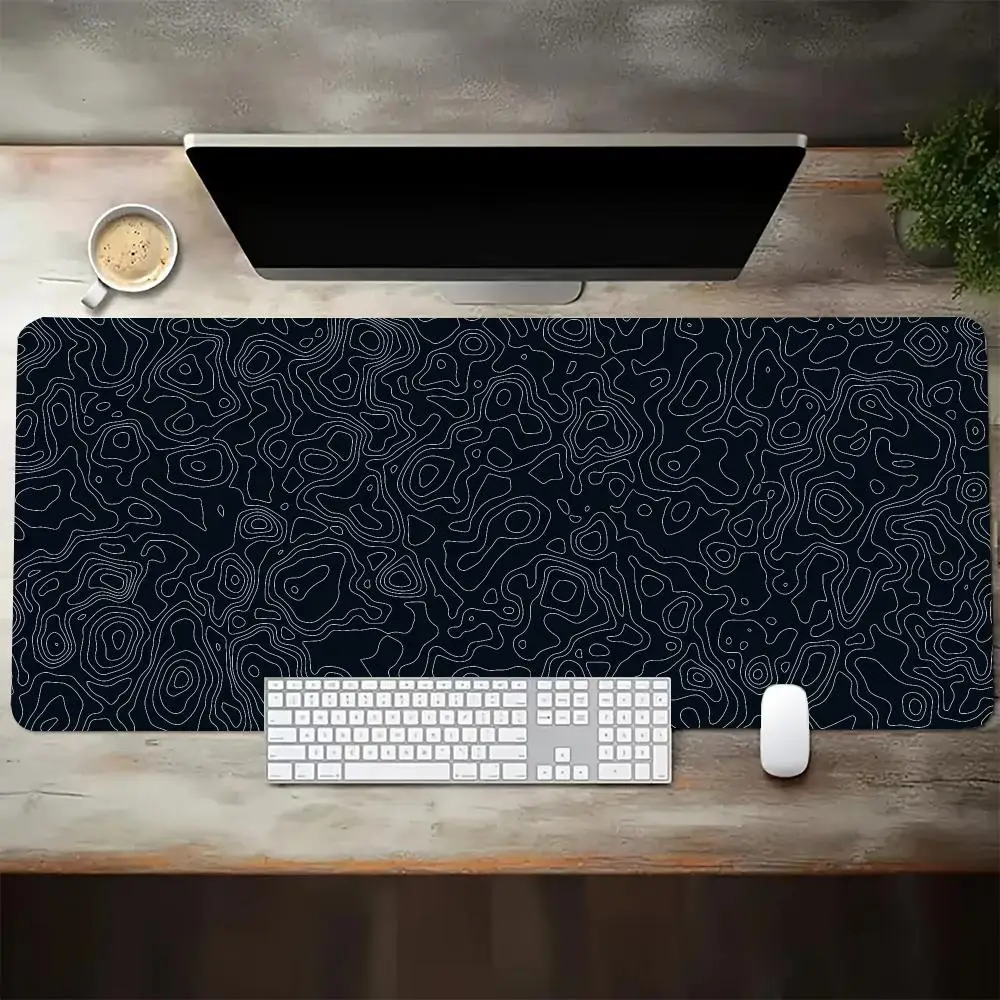 Dark Textured Mousepad Table Mat Playmat High Definition Stain Resistant Print Anime Games Pads For Daily Laptop Use