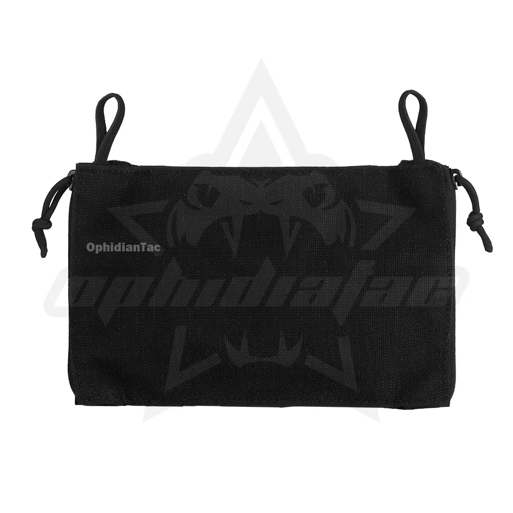 Hunting vest chest hanging expansion liner bag built-in pocket to increase sundries and medical storage double zipper