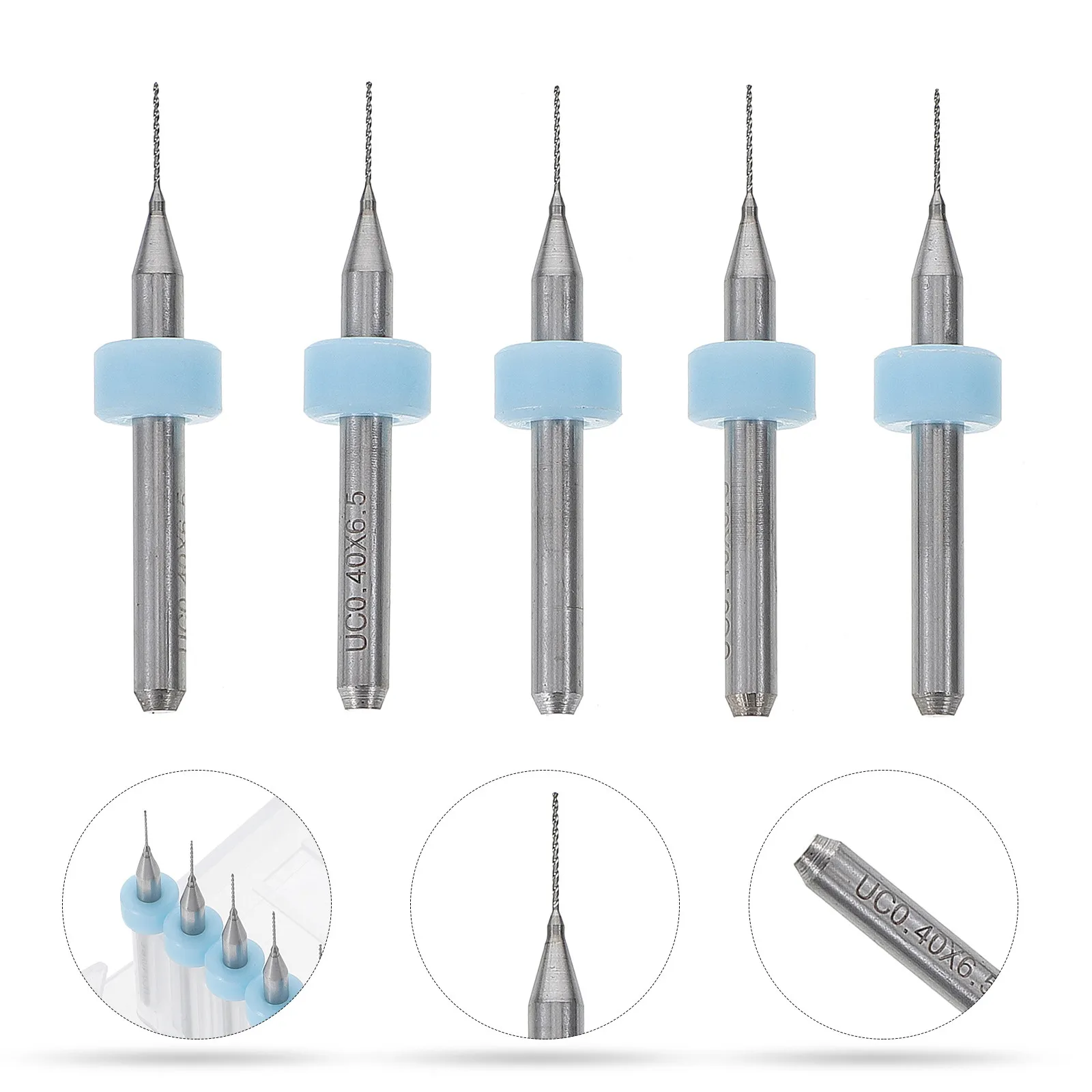 

5Pcs Durable Tungsten Steel 0.4mm Drill Bits Nozzle Cleaner Bits Extruder Nozzle Head Cleaner 3D Printer Kit Printer Tool Kit