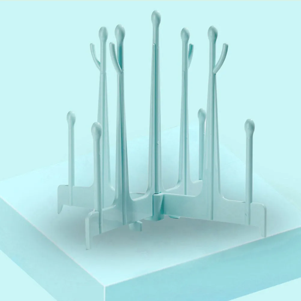 

1 pc Detachable Baby Drying Rack Portable Milk Bottle Dryer Storage Organizer For Travel Home Use Small Size Cup