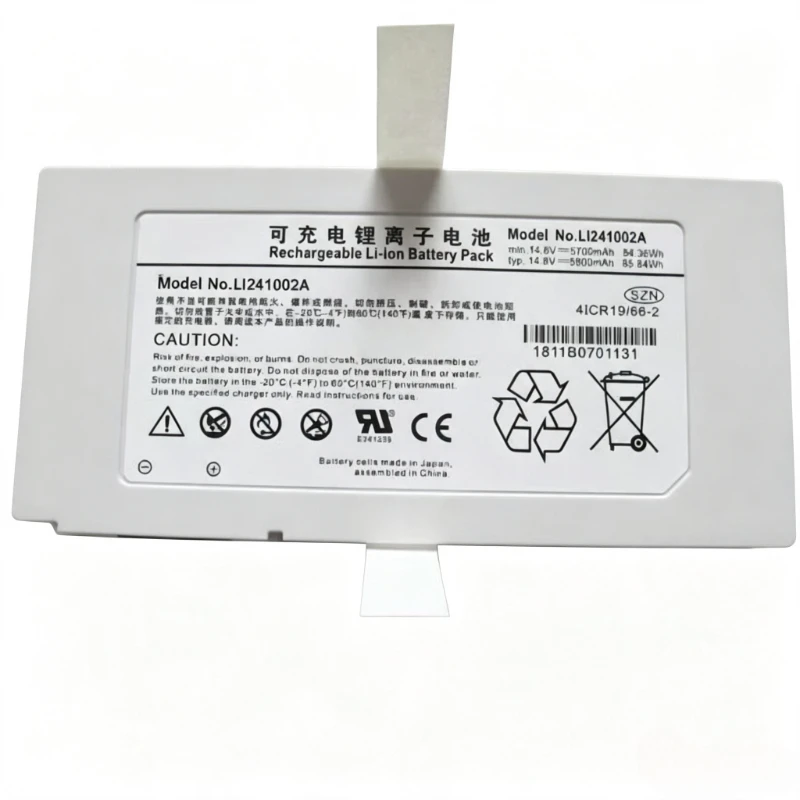LI241002A 14.8V 85.84Wh 5800mAh Replacement Li-ion Battery for Mindray SV300 SV350 Ventilator, M8 M9 M9S M10 TE7 Ultrasound