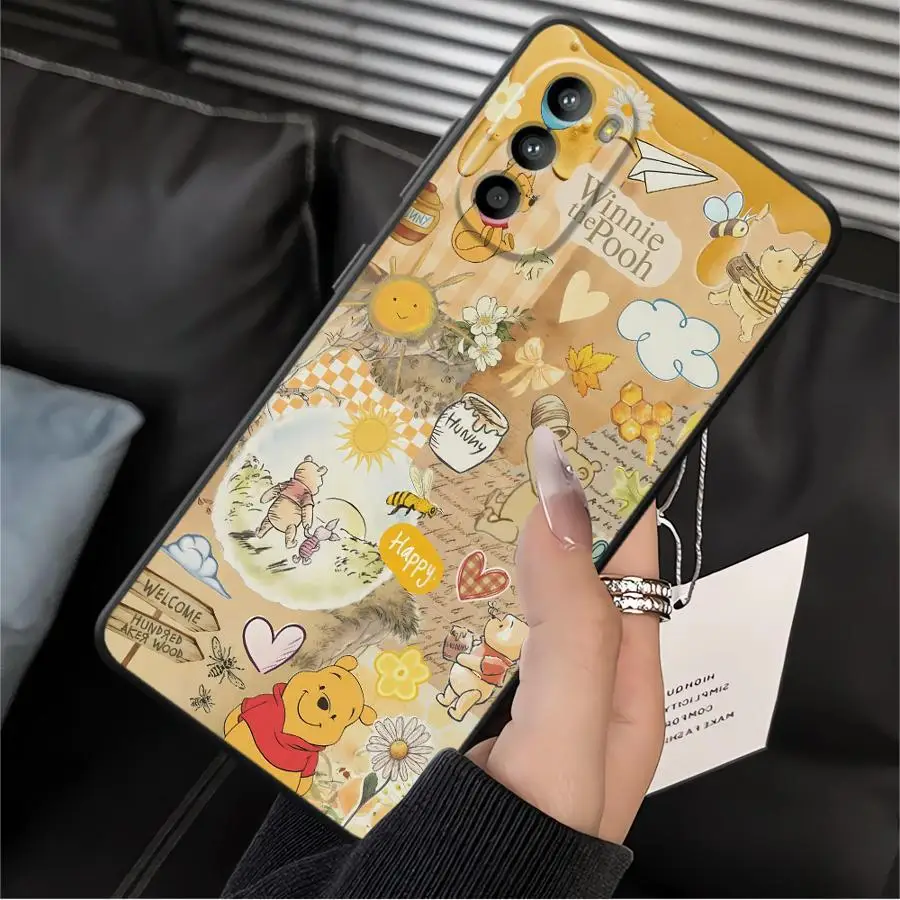 Чехол для Moto S30 Pro X30 Pro Edge 20 30, мягкий чехол для телефона Disney Winnie The Pooh