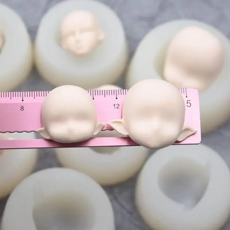 Mould Human Head Mould Making Mould DIY Clay Mould 3D Face Resin Mould Cake Baking Tool