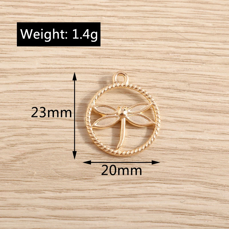 20 Stück 20 x 23 mm niedliche Legierungs-Libellen-Anhänger für Schmuckherstellung, Halsketten, Ohrringe, Armbänder, DIY, handgefertigte Bastelbedarf – Detail 1