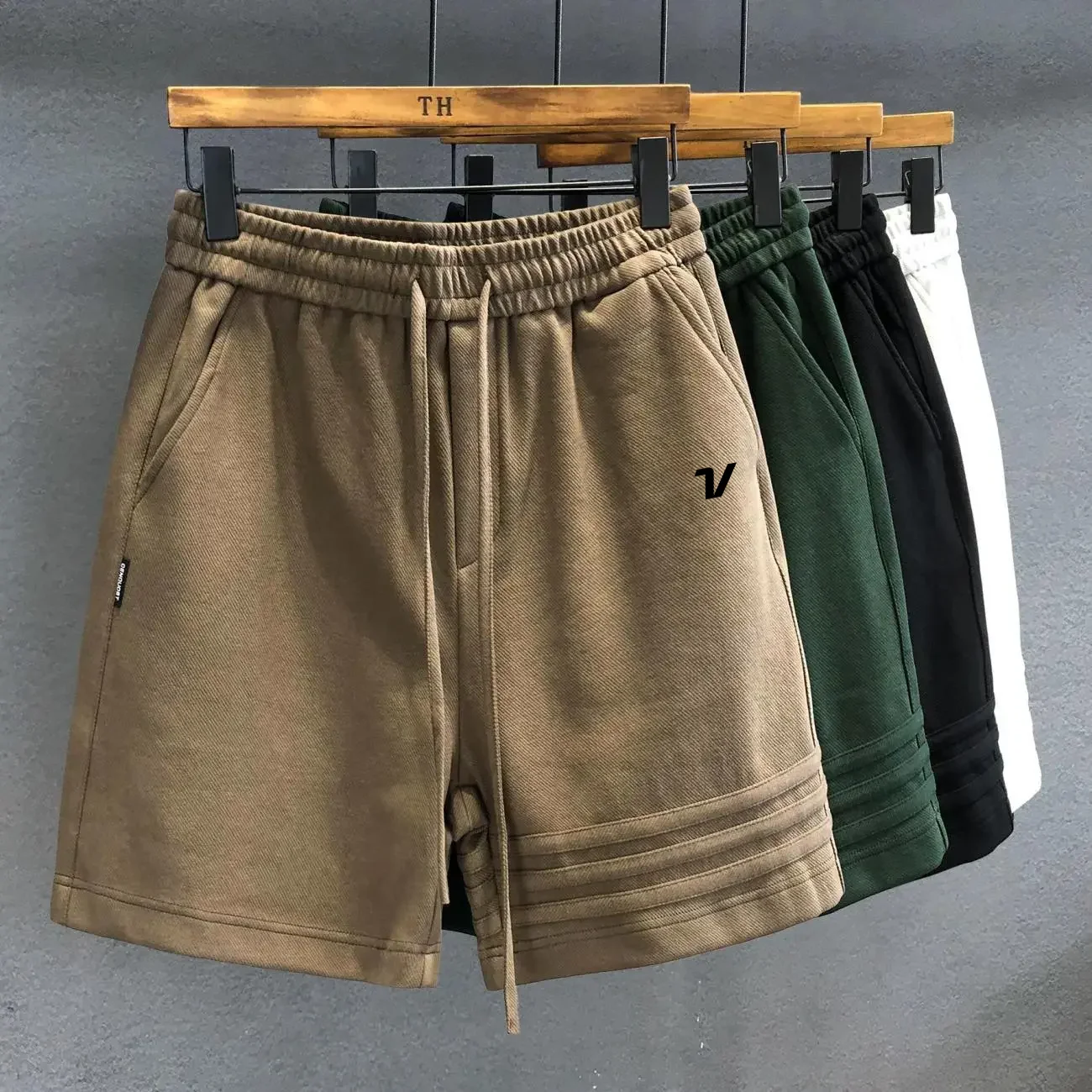 Golf Equipment Drawing - Shorts de golf décontractés pour hommes,