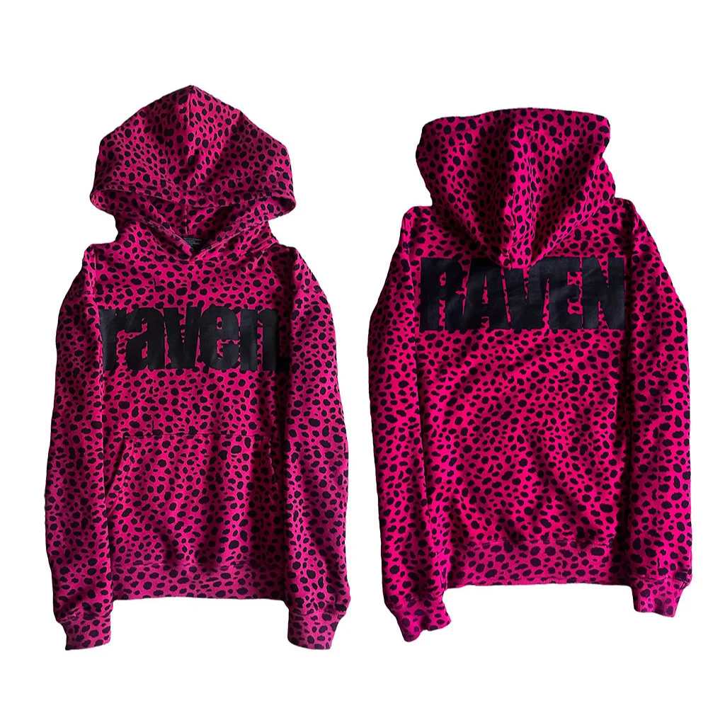 k Long Sved Hooded Pullover Retro Letter Print Men's Sweatirt Polyester Fabric Regular Sve Spring Season ex