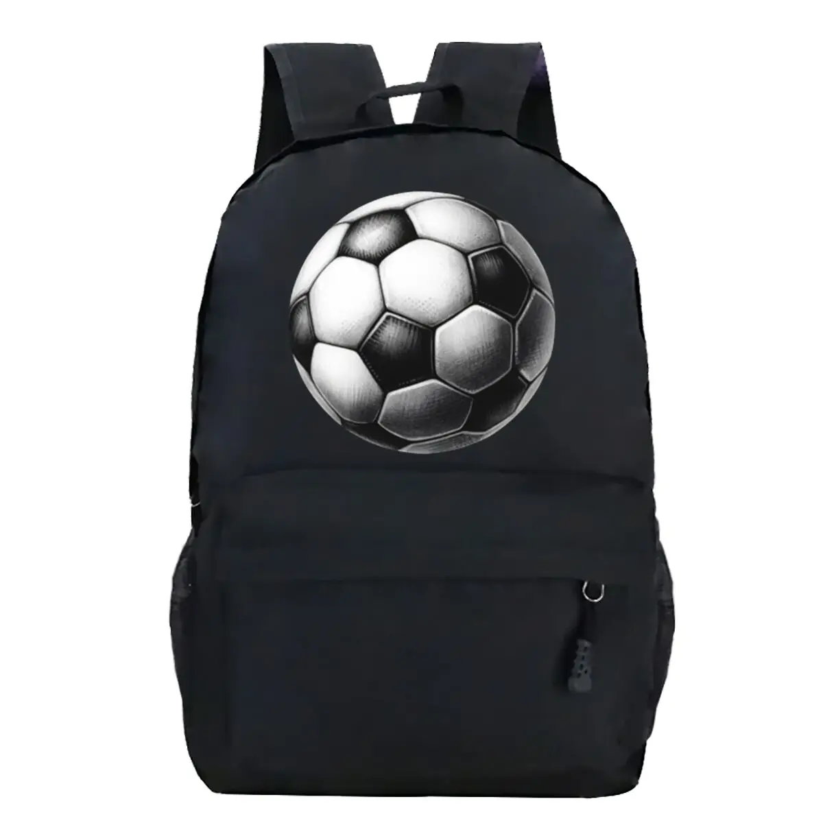 School Backpacks Soccer Print Trend Cartoon Graphic Harajuku Fashion Outdoor Travel Backpack Boys Girls Zipper Mochilas