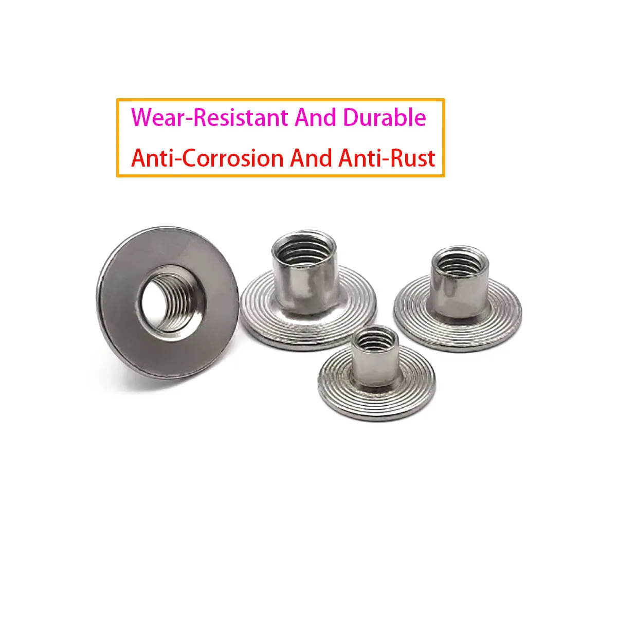 

304 Stainless Steel T-Nut T-Type Nut Insert Nut Weld Nut Step Nut for Furniture Fastening