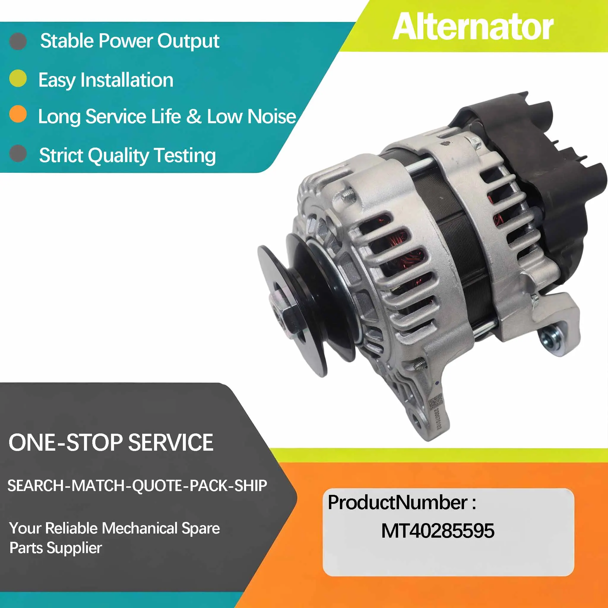 Alternator MT40285595 For New Holland Boomer 41 Workmaster 37 CASE Farmall 35C Compactor Tractor
