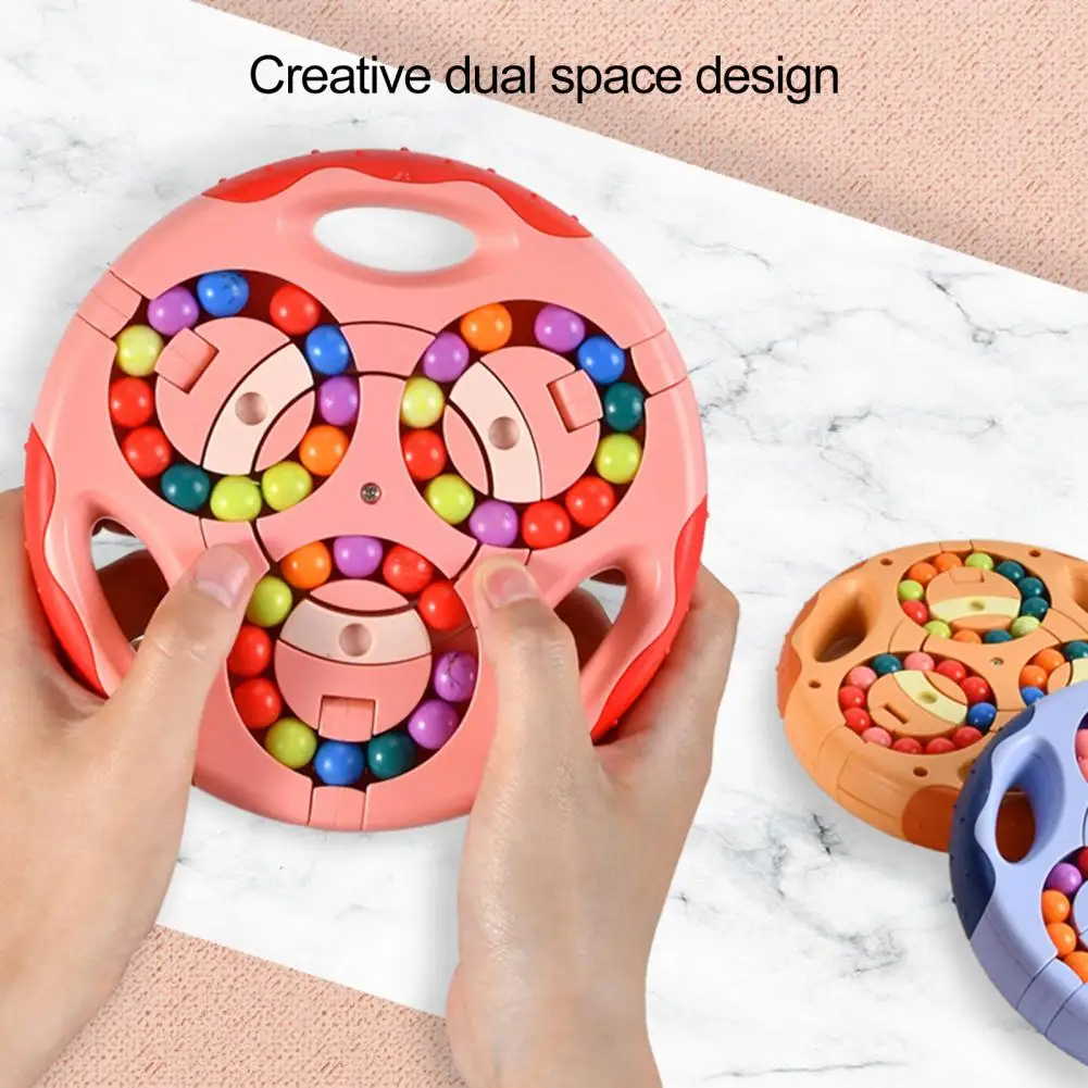 

Smooth Burr-free Spinning Toy Colorful Educational Cube Toy for Kids Enhance Thinking Skills Double-sided Rotating Fingers Fun