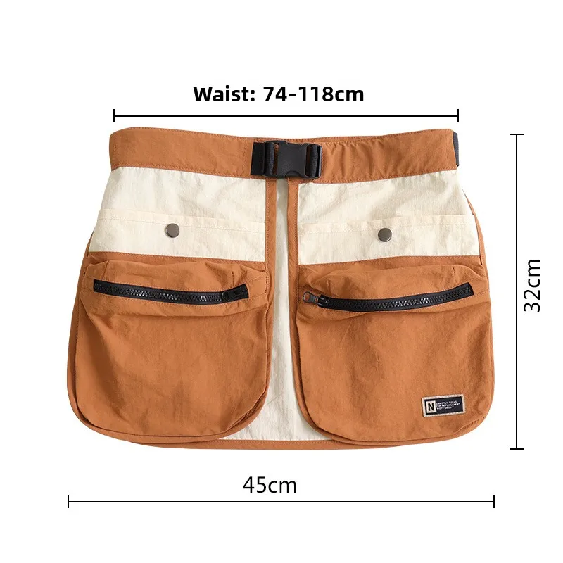 حقيبة خصر عصرية متعددة الوظائف للاستخدام الخارجي مع جيب وسحاب لوا لتسلق الجبال حقيبة خصر رياضية للرجال والنساء