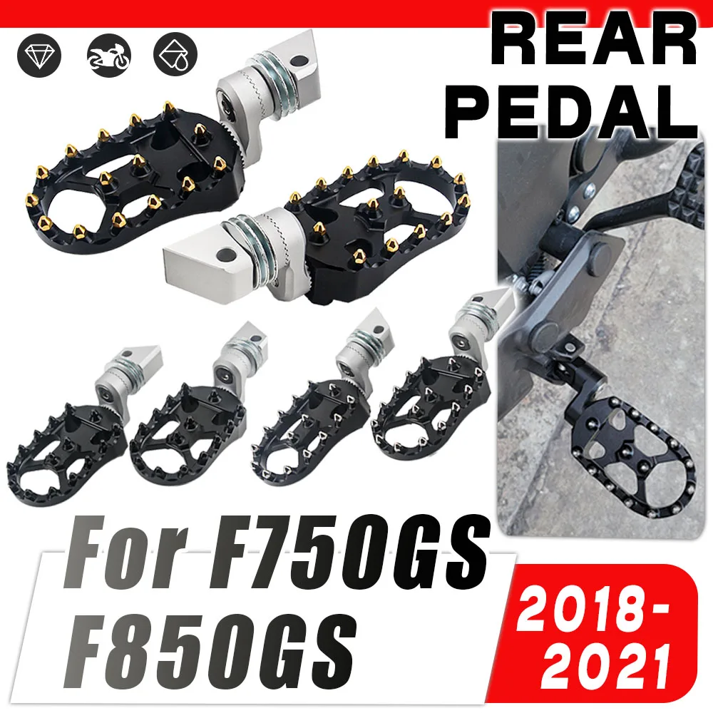 

Подставка для ног пассажира, вращающиеся на 360° подножки, регулируемая задняя педаль для BMW F750GS f850gs F850GS ADV 2022, аксессуары для мотоциклов