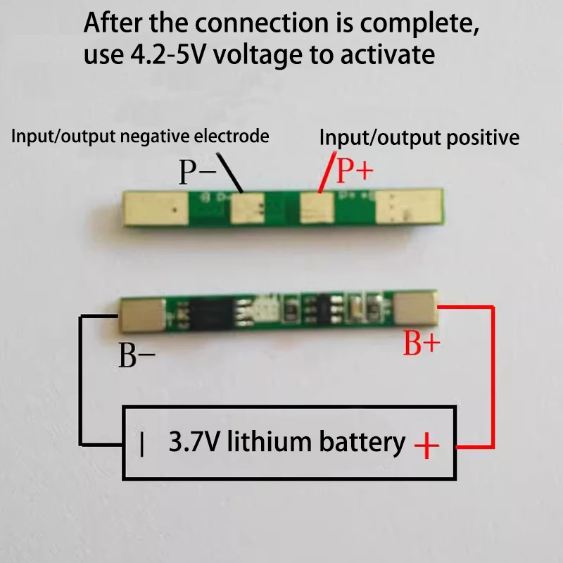 1PCS/5PCS/10PCS/LOT 1S 3.7V 3A li-ion BMS PCM battery protection board pcm for 18650 lithium ion li battery